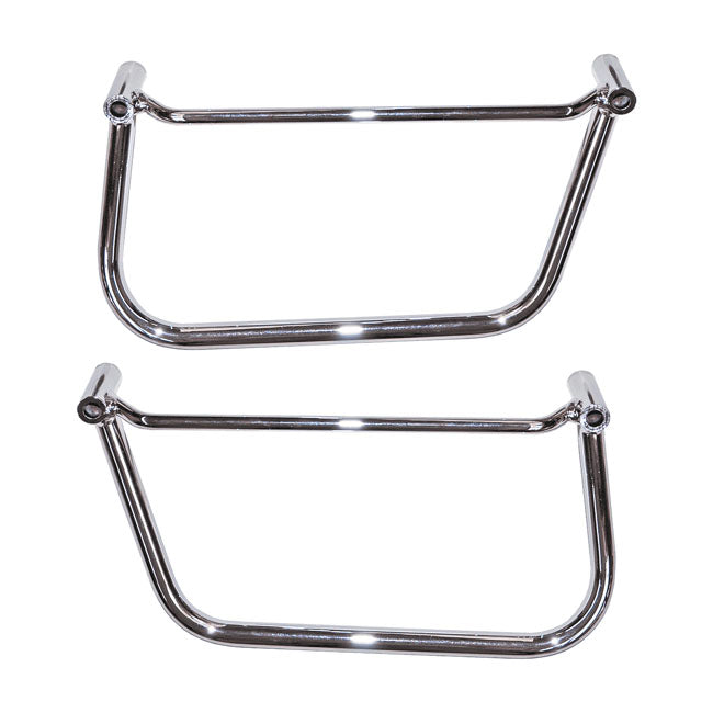 Saddlebag Holder Chrome For Yamaha: 07-15 XVS1300 A Midnight Star / V-Star 1300 / 0-15 9 XVS950A Midnight Star / V-Star 950