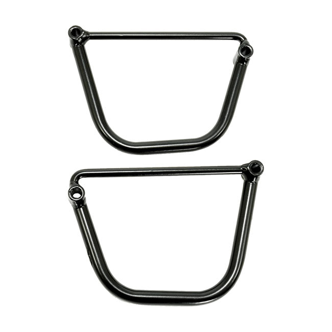 Saddlebag Holder Black For Yamaha: 11-17 XVS1300 Custom