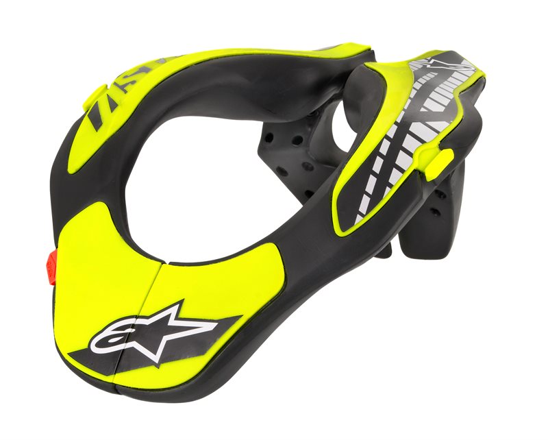 Youth Neck Support Black / Fluo Yellow