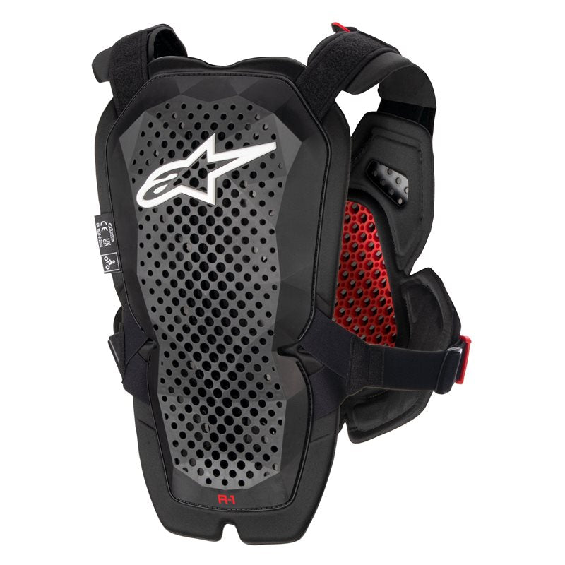 A-1 Pro Chest Protector Anthracite / Black / Red
