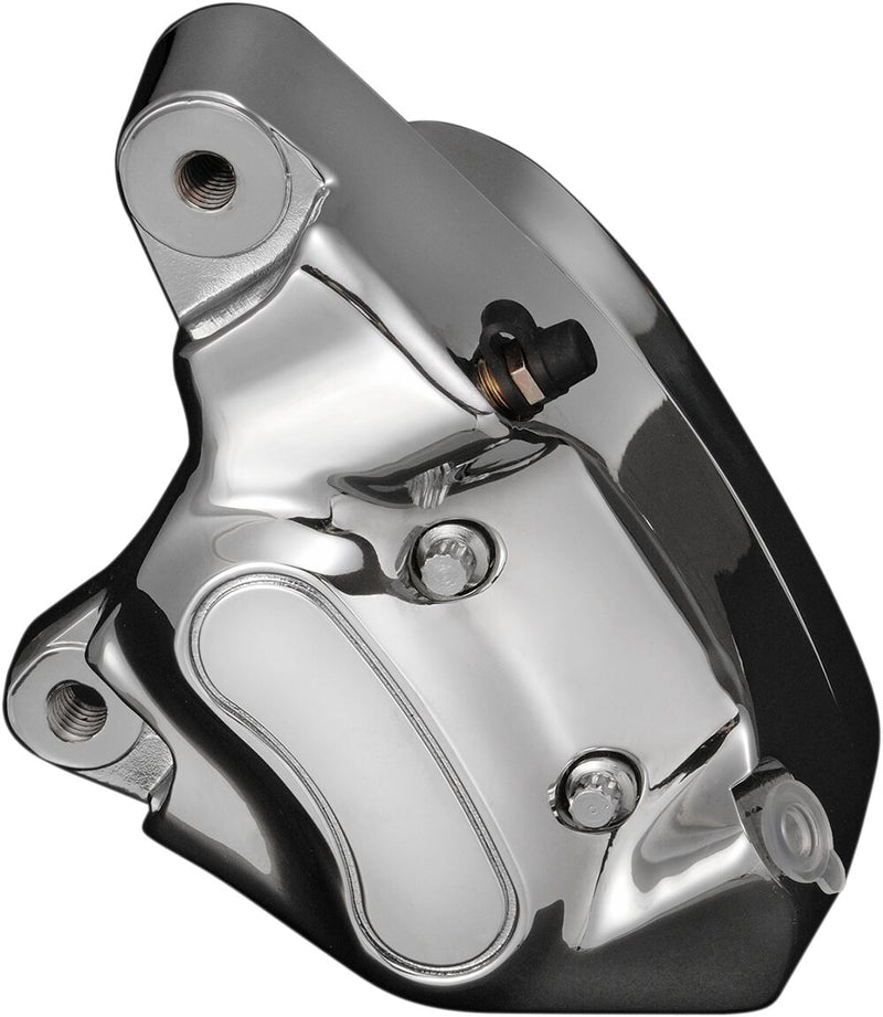 Front Left 4-Piston Brake Caliper Chrome