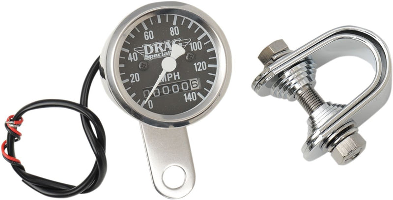 140 MPH 2-1 Speed Mechanical Speedometer - 1-7/8 Inch