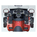 Fairing Mount Wing Deflectors Dark Tinted For Honda: 01-10 GL1800 Gold Wing Non-Airbag