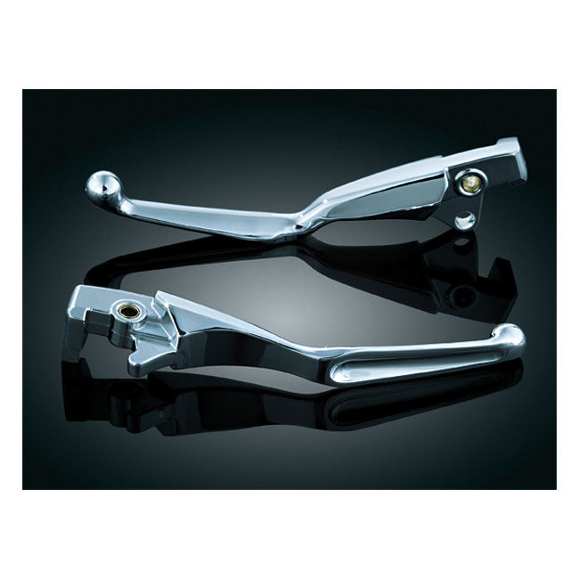 Wide Style Levers Chrome For Yamaha: 08-17 Raider
