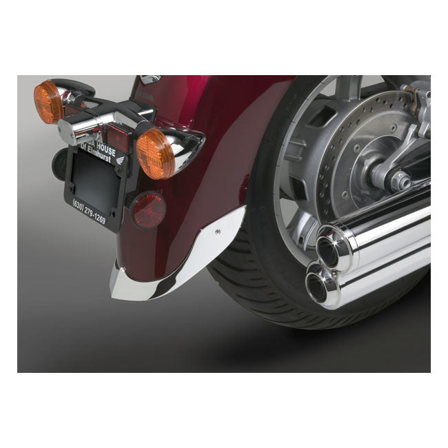 Cast Rear Fender Tip Chrome For Honda: 10-16 VT1300CR Stateline