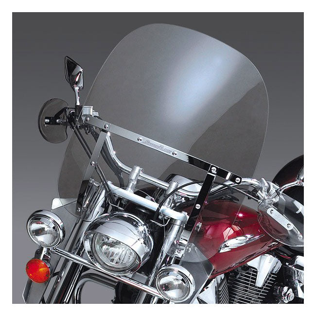 Switchblade Quick Release Windshield 2-Up Clear For Kawasaki: 05-08 VN1600D / G Vulcan Nomad