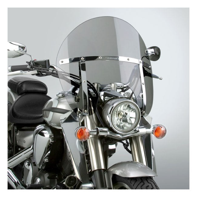 Switchblade Quick Release Windshield Chopped Tint For Suzuki: 05-21 C50 / Black / T / Limited / B.O.S.S Boulevard