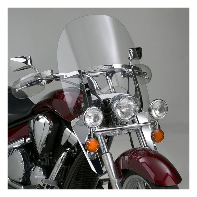 Switchblade Quick Release Windshield 2-Up Clear For Honda: 10-16 VT1300CR Stateline