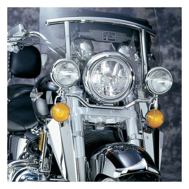 Spot Light Bar Chrome For Honda: 97-03 GL1500C Valkyrie / F6C
