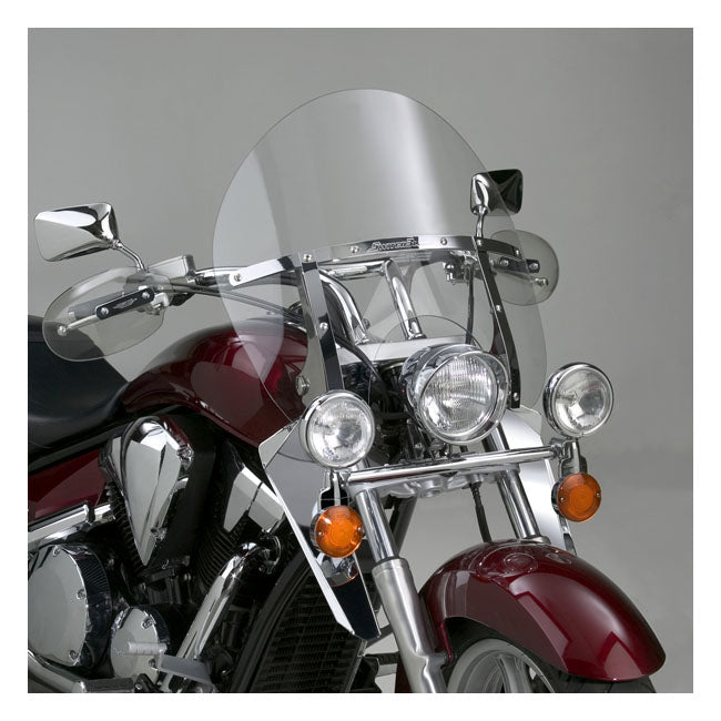 Switchblade Quick Release Windshield Chopped Clear For Honda: 10-16 VT1300CR Stateline