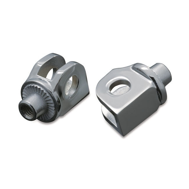 Footpeg Adapter Footpeg Adapter Splined Chrome For Gold Wing: Front OEM Peg Mounts