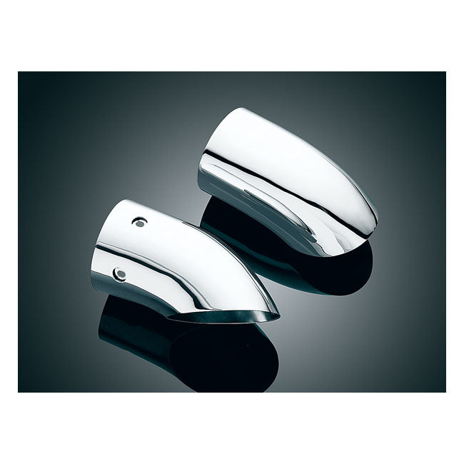 Turn Down Exhaust Extensions Chrome