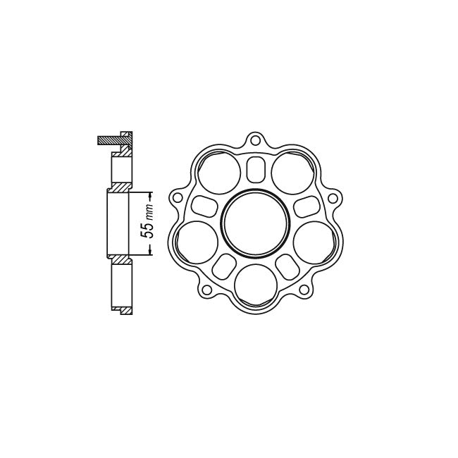 750B Sprocket Carrier