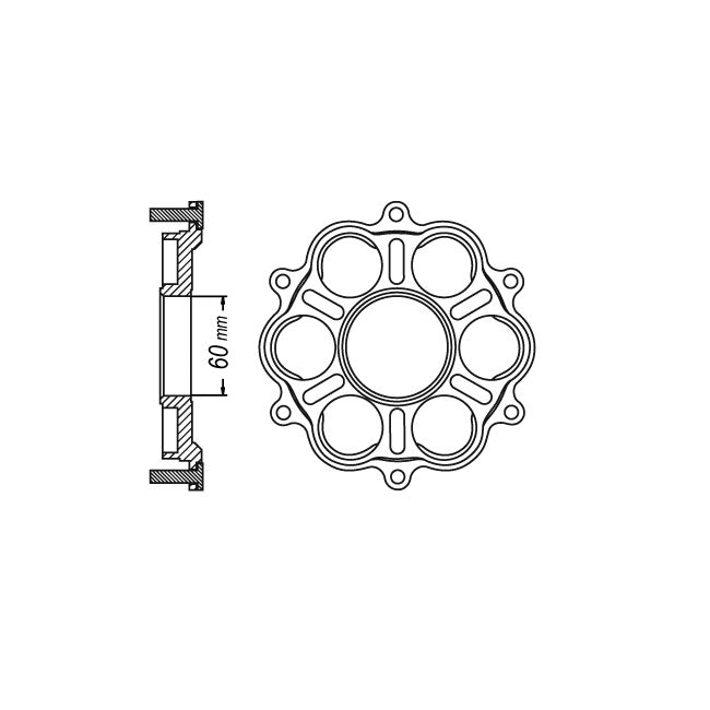 Rear Sprocket Carrier 760B