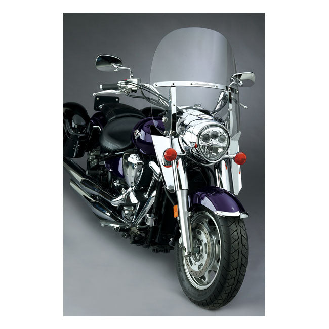 Switchblade Quick Release Windshield 2-Up Clear For Kawasaki: 04-09 VN00.