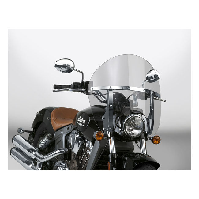 Switchblade Quick Release Windshield Chopped Tint For Honda: 10-14 VT1300CS Sabre. Indian: 15-22 Scout