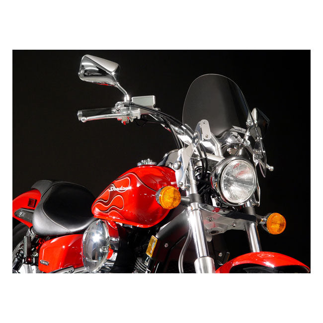 Switchblade Quick Release Windshield Deflector Clear For Honda: 10-14 VT1300CS Sabre