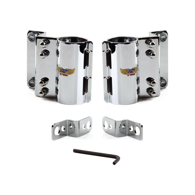 Heavy Duty Mount Kit Straight Forks For Yamaha: 84-97 XV1100 / 1000 Virago