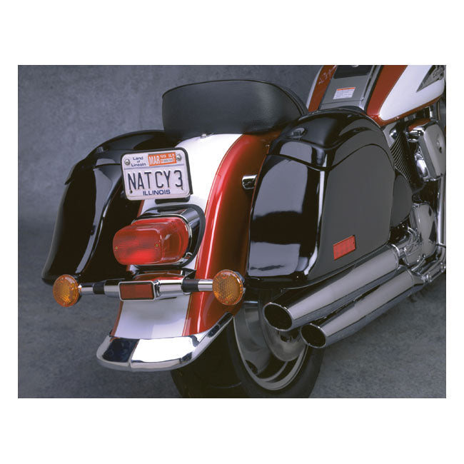 Cast Rear Fender Tip Chrome For Suzuki: 98-04 V1500LC Intruder LC