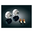 Front Deep Dish Bezels With Smoke Lenses Amber Bulb