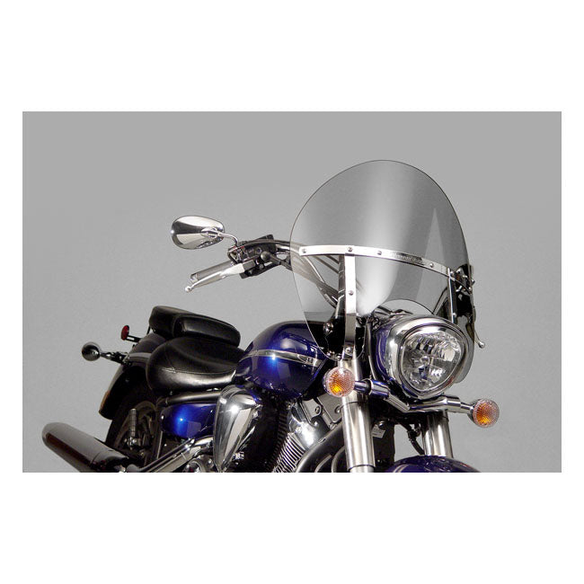 Switchblade Quick Release Windshield Chopped Tint For Yamaha: 08-17 XV19C Raider / Raider S / SCL