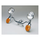 Spot Light Bar Chrome For Honda: 00-07 VT1100C2 Sabre