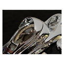 Cast Speedometer Visor Chrome For Kawasaki: 04-09 VN2000