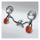 Spot Light Bar Chrome For Honda: 97-07 VT1100C Shadow Spirit