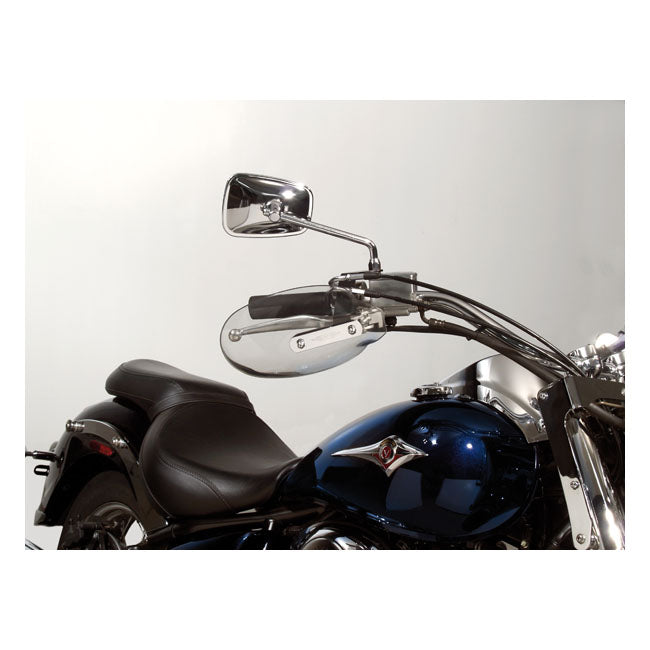 Hand Deflectors Light Tinted For Kawasaki: 04-09 VN2000