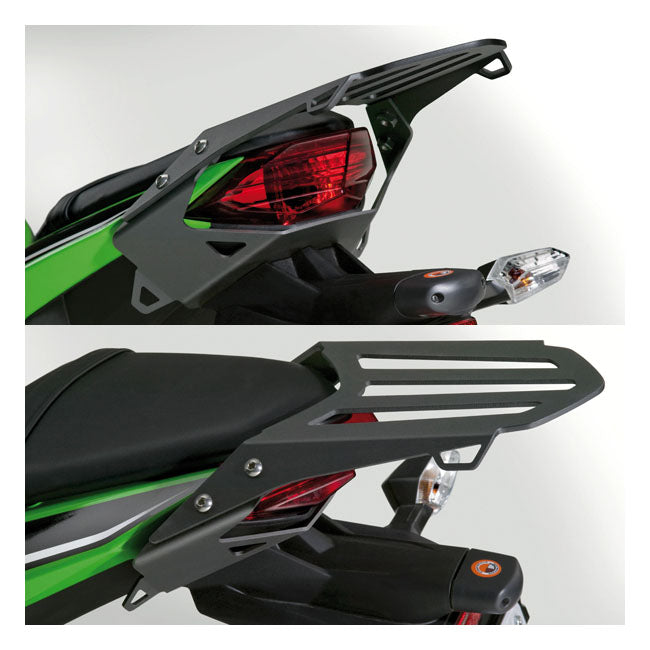 Paladin Storage Rack National Cycle Paladin Luggage Rack Kit Black For Kawasaki: 13-16 EX30