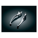 Wide Style Levers Chrome For Honda: 01-17 GL1800 Gold Wing