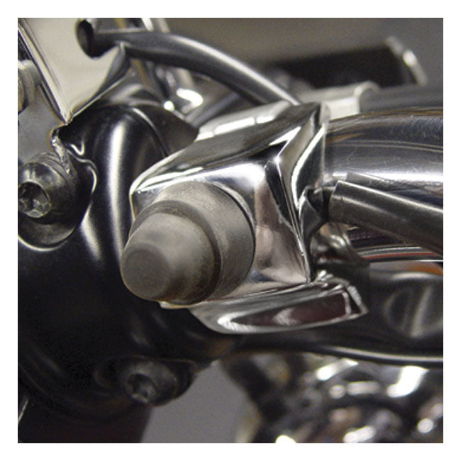 Handlebar Light Switch Chrome For Honda: 02-04 VTX1800C
