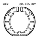 Plain Brake Shoes For Rear: BMW : 86-94 R100 GS