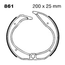 Plain Brake Shoes For Rear: BMW : 85-88 K75 C 1985-August 1988