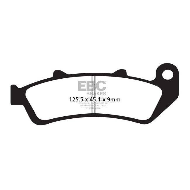 Double-H Sintered Brake Pads For Front: Honda: 93-99 CBR 1000 F Linked Brake System