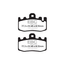 Double-H Sintered Brake Pads For Front: BMW : 06-08 K1200 GT K44