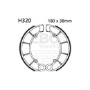 Plain Brake Shoes For Rear: Honda: 82 CB 650 SCC Nighthawk