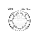 Plain Brake Shoes For Rear: Suzuki: 77-78 GS 400 B/C