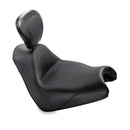 2-P Vintage Sport Touring Seat Plain Black For 05-08 Honda VTX1800F