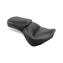 1-Piece 2-Up Wide Touring Vintage Seat 18 & 10.5 Inch Plain Black For Honda: 10-14 VT1300C Sabre