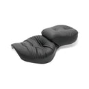 1-Piece 2-Up Wide Touring Regal Seat Plain Black For Honda: 00-08 VT1100 Sabre