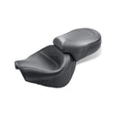 2 Pieces Wide Touring Vintage Seat Plain Black For 98-03 Honda VT750 ACE