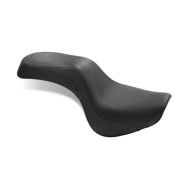 Daytripper Seat Plain Black For Kwasaki: 06-20 Vulcan 900 Classic