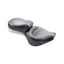 1 Piece 2-Up Wide Touring Vintage Seat Plain Black For Kawasaki: 95-05 Vulcan 800