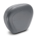 Wide Vintage Sissy Bar Pad Plain Black For Kawasaki Vulcan 2000 & Nomad 1600