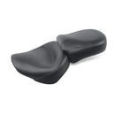 2 Pieces Wide Touring Vintage Seat 16 & 12 Inch Plain Black For Suzuki 01-04 VL800 Volusia