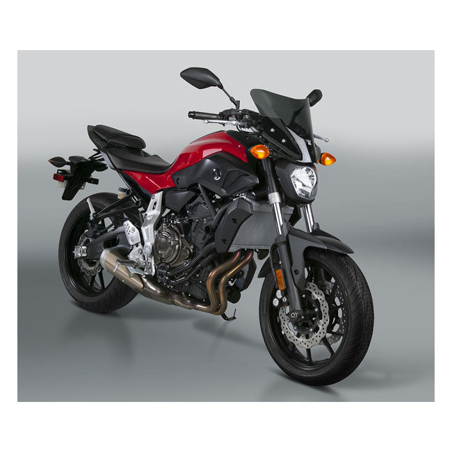 VStream Plus Sport Windshield Dark Tinted For Yamaha: 14-17 FZ-07 / MT-07