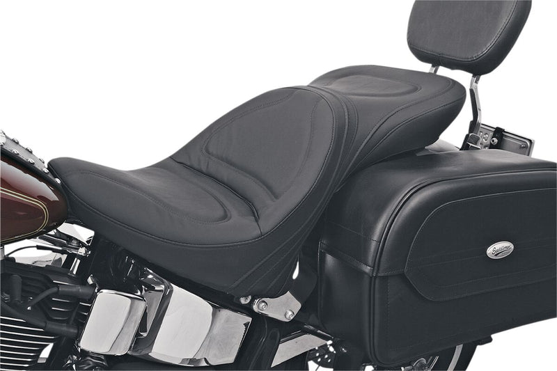 Explorer Seat Black For Harley Davidson FLST 1450 2006