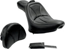 King 2-Up Seat Black For Harley Davidson FXSTSI 1450 EFI 2004-2006