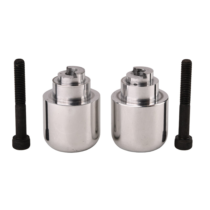 Bar-End Sliders Chrome For Honda CBR1000 Upto 04 CBR900 Upto 00 And CBR600 Upto 95 Models